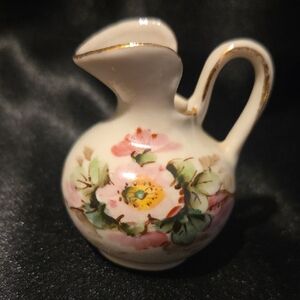 Welsley China Floral Mini Pitcher/Creamer